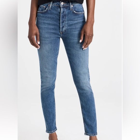 AGOLDE High Rise Nico Slim Jeans - Picture 2 of 2